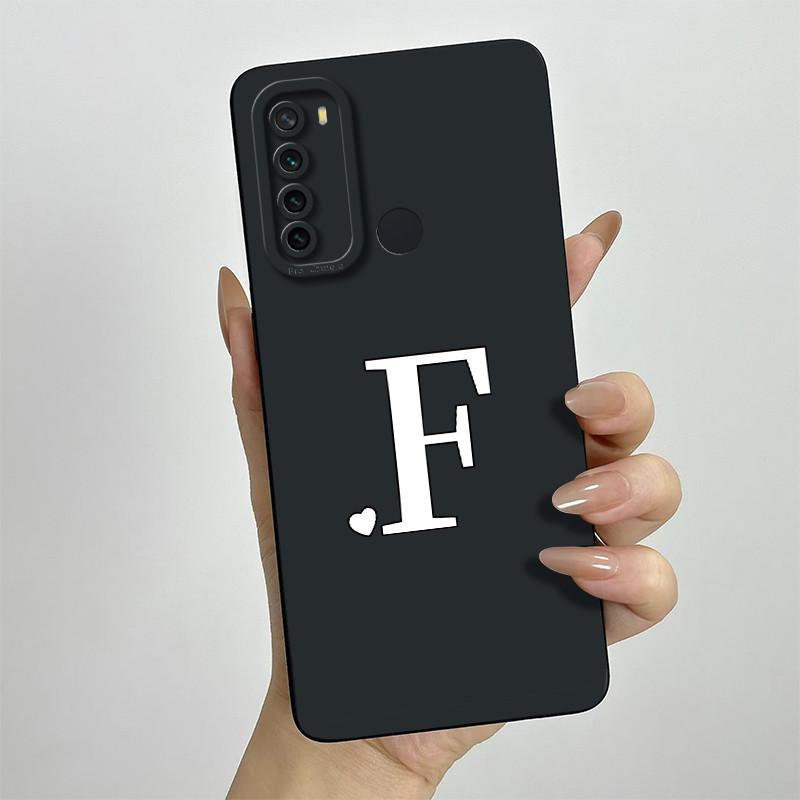 For Xiaomi Redmi Note 8 Case Redmi Note 8T Cover Redmi Note 8 Pro Cases Luxury Letters Square Phone Case Shockproof Back Cover