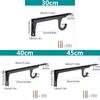 Pack Of 2 Heavy Duty Wall Mounted Hook Brackets with Double Hook Easy to Use for Closet Organization & Space Saving