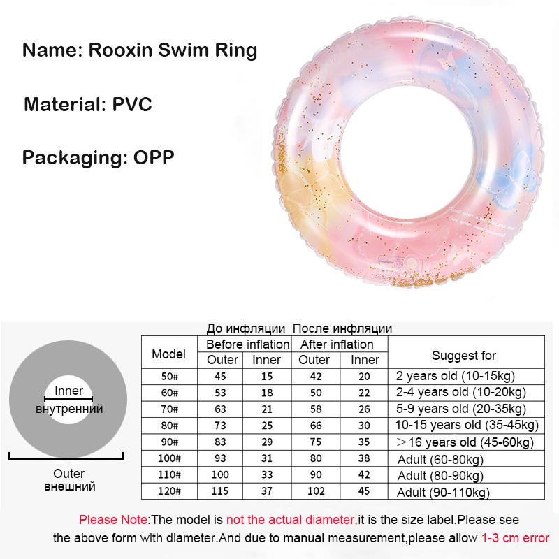 Aufblasbarer Schwimmring für Schwimmring Damen Pool Schwimmtiere Schwimmrohr Kreis Sommer Strand Wassersport Erwachsenen Schwimmhilfe