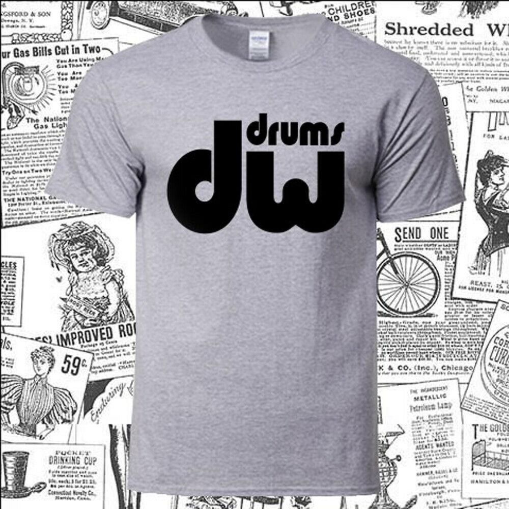 

Серая футболка с логотипом Dw Drums Music S