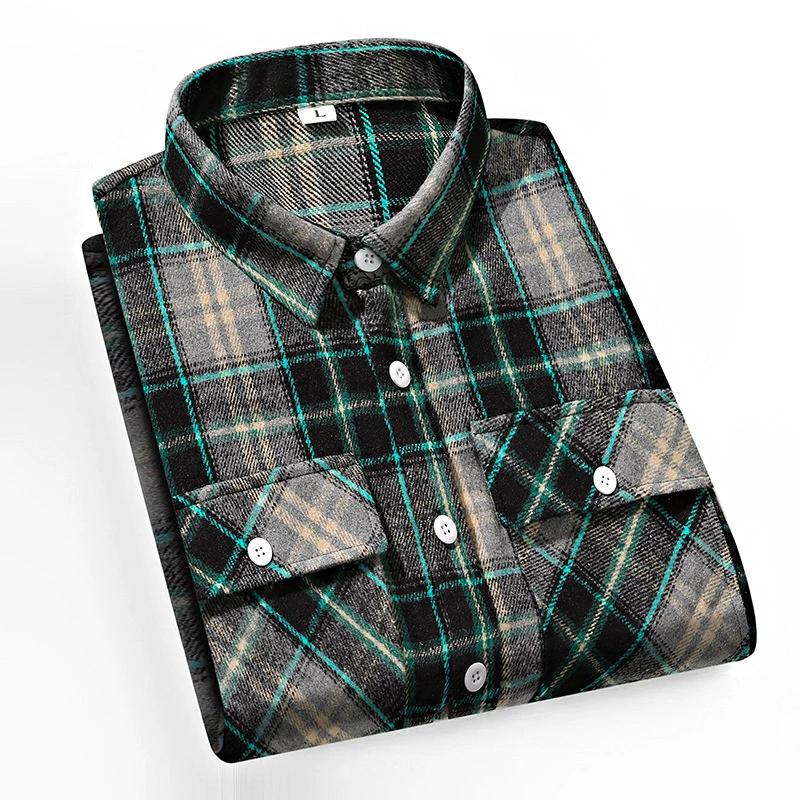 Men's Checkered Shirt with Loose Fit and Oversized Casual Floral Shirt