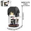 MOC Demon Bricks Anime Figure Slayer Head Tanjirou Mitsuri Inosuke Building Blocks Friends Gift Toys For Children Adult 3D Medol