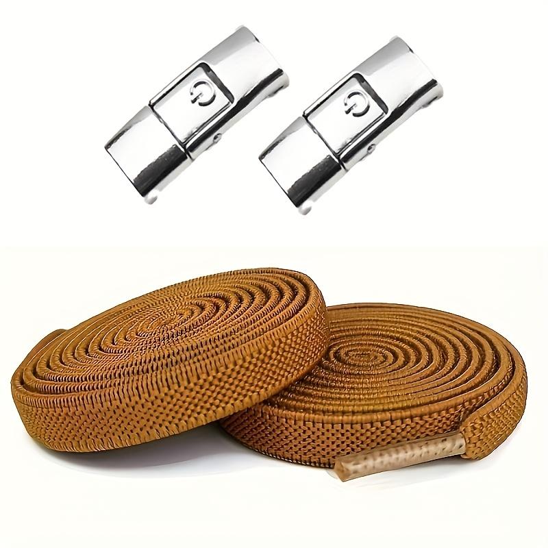 

2 комплекта/4 шт. шнурков длиной 100 см и две пряжки для измерения, подходящие для всех, с регулируемыми эластичными шнурками шнурки шнурки