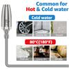Turbo Nozzle for Pressure Washer Stainless Steel Rotating Pressure Washer Jet Nozzle  3625PSI Max 1/4inch Quick Connect Pressure