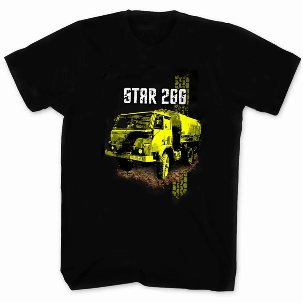 Polish Army Star 266 Military Transport Truck T Shirt Short Sleeve Casual 100% Cotton O-Neck Summer Mens T-shirt Size S-3XL