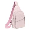 Bolso Cruzado de Pecho para Mujer Gran Capacidad Impermeable Correa Ajustable Cremallera Bolso Cruzado al Hombro Único para Viajes al Aire Libre Bolsita Deportiva