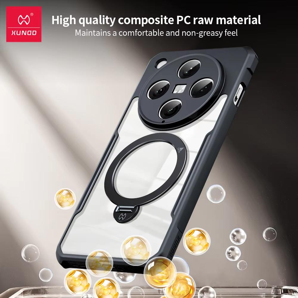 For Oppo Find X8 Ultra Case Xundd Casing Luxury Phone Cover With Rotatable Magnetic Holder Stand
