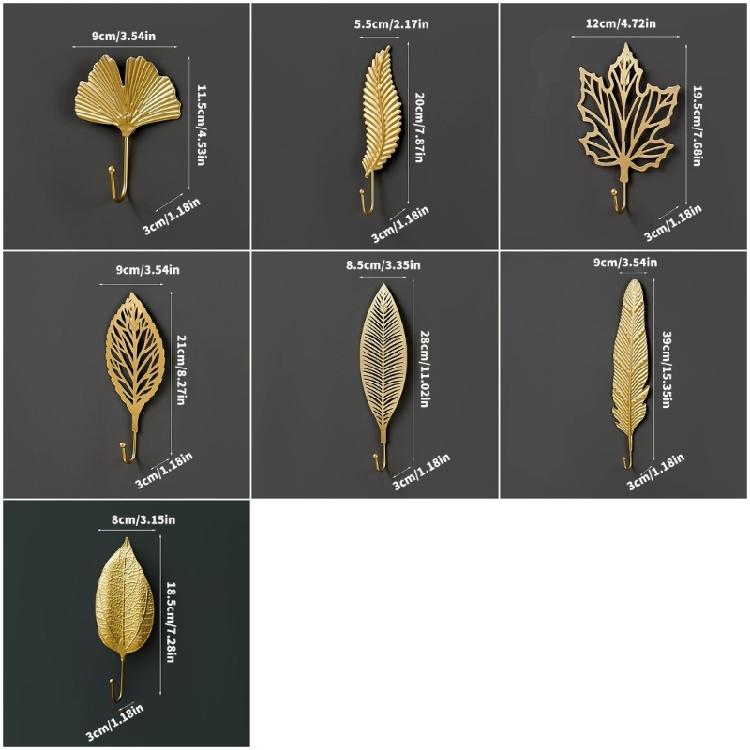 Easy To Installation Scandinavian Inspires Metal Hook For Keys And Wall Decoration Plant Hanger Home Organization Tool