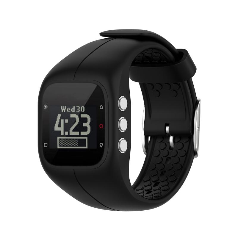Pulseira de Pulso de Silicone Macio Pulseira de Substituição Pulseira de Relógio Acessórios de Pulseira para Polar A300