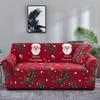 1pc Christmas Sofa Slipcover Stretch Non-slip Sofa Cover Festical New Year Xmas Couch Cover Universal Sofa Protector Home Decor