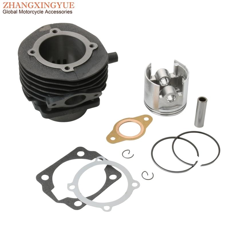 

Scooter 102cc Big Bore Racing Cylinder Block Kit For Piaggio Ape 50 Vespa PK HP XL Special 50cc D 55mm 2T Engine Parts
