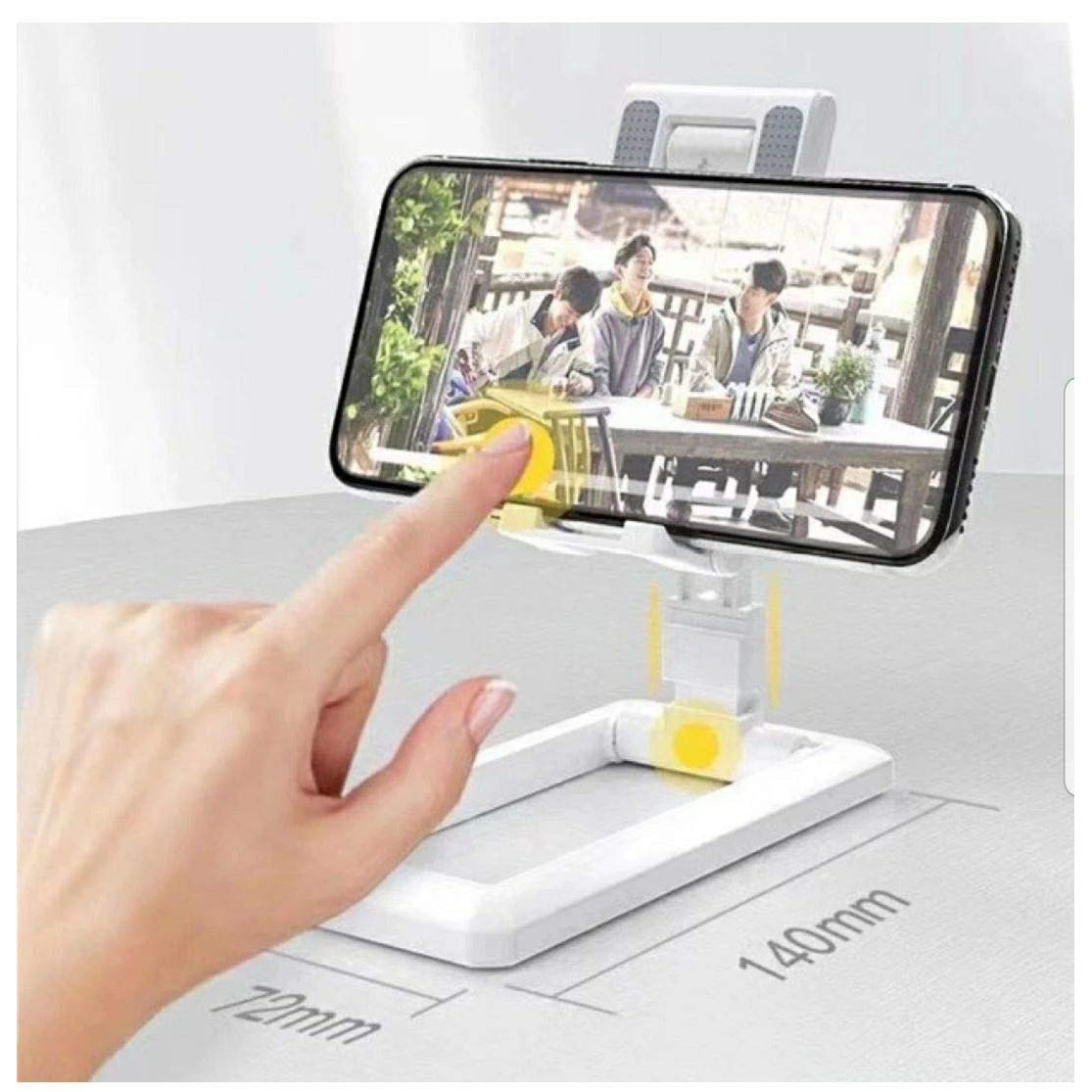 

RSINC Регулируемая подставка для мобильного телефона Подходит для мобильного | Белый KU-JBD4-IVI3