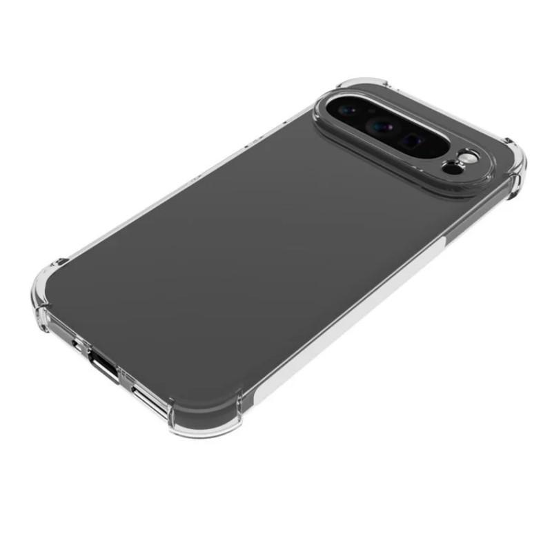 For Google Pixel 9 Pro XL Clear TPU Case WANLONFENG TM Series 2.0mm Phone Back Cover