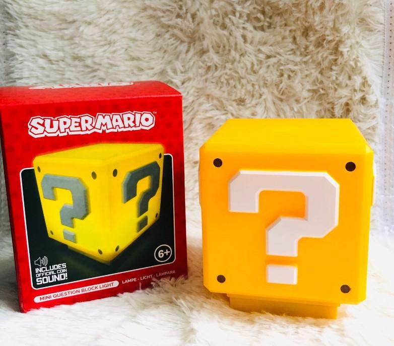 Creative Mario LED Question Block Night Light - Trendy Home Decor Ornament Gift