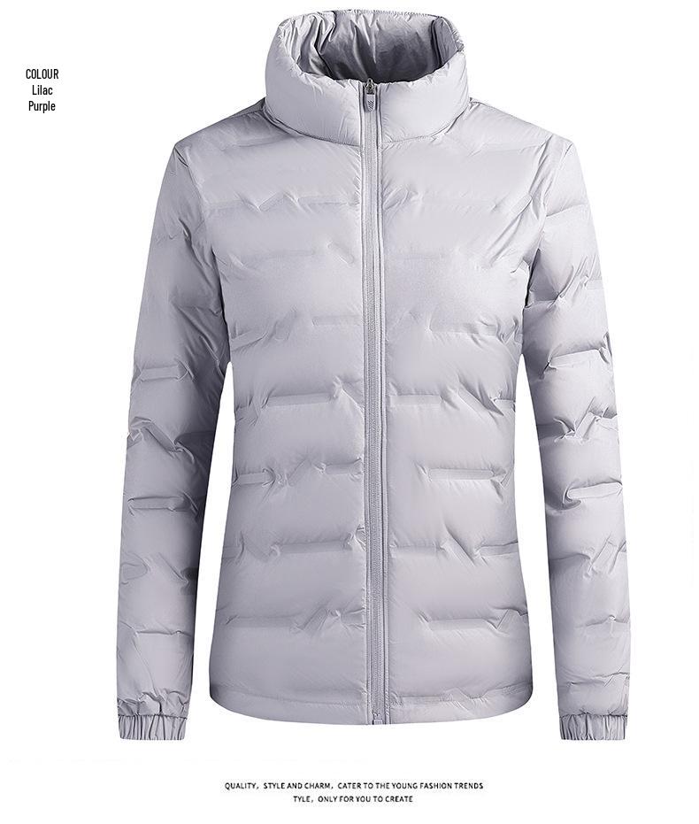 Lightweight Graphene Down Jacket for Men and Women - 80% Duck Down, Stand Collar, Autumn/Winter.