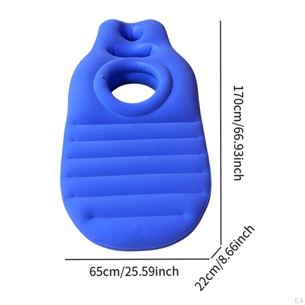 Inflatable Pregnancy Pillow Convenient Gift with Belly Hole Maternity Pink