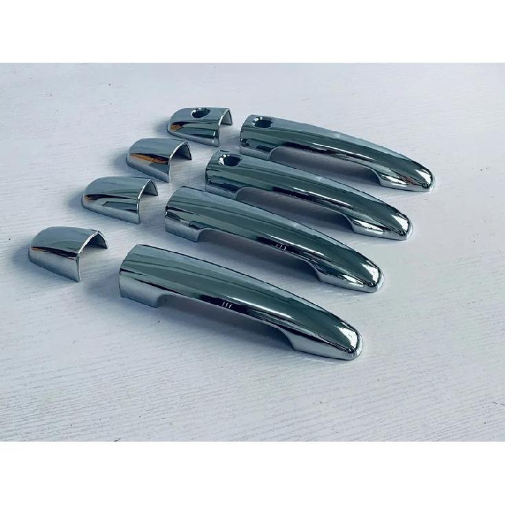 For Suzuki Swift ZC ZD 2024 2025 Car Accessories ABS Chrome Door Handle Cover With Smart Key Hole Catch Cap Trim Molding