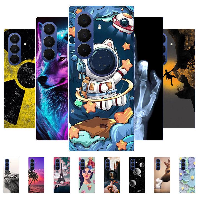 For Samsung Galaxy Z Fold 7 6 5 4 3 2 Case Transparent Protective Back Cover Hard PC Shell For Samsung Z Fold7 Fold6 Fold5 Etui