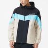 Li-Ning Sports Life Series Colorblock Zip-Up Hooded Jacket Men Jackets Oatmeal-Grey AFDS033-5