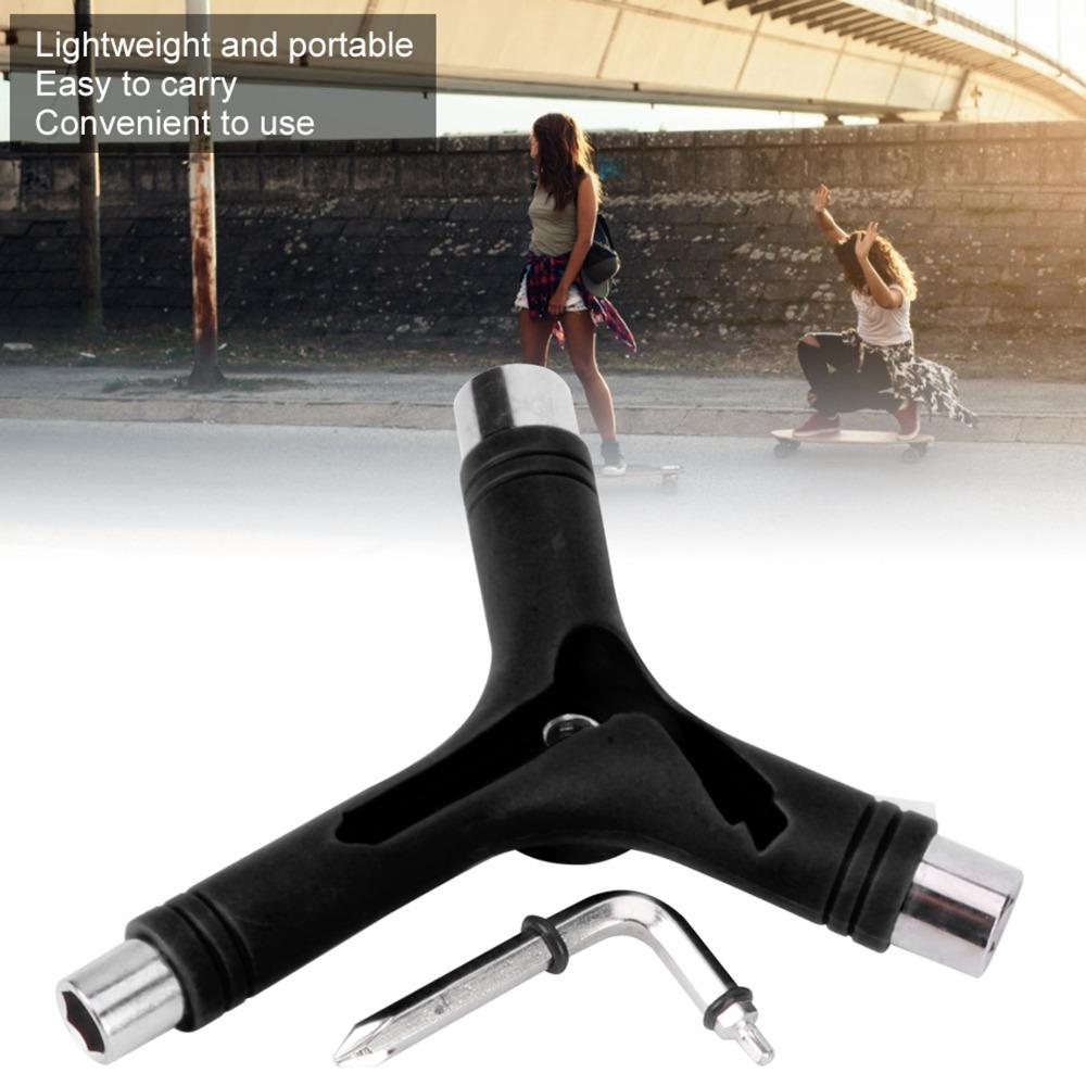 2 Stück Stahl Skate Wrench Fünf Funktionen Longboard Wrench Langlebiger Skateboard Wrench Für Longboard