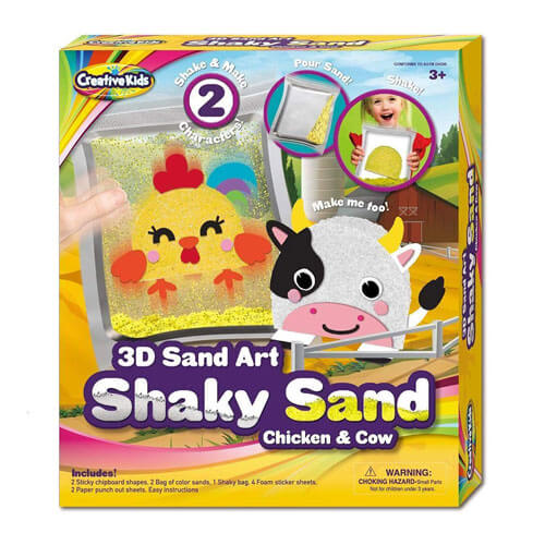 

BMS Creative Kids 3D Песочный Арт Набор (Курица и корова)