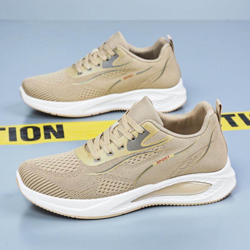 Men's Sports Shoes Summer Lightweight Breathable Men's Casual Shoes Soft Sole Shock Absorption Mesh Wear-resistant Running Shoes Mesh Shoes