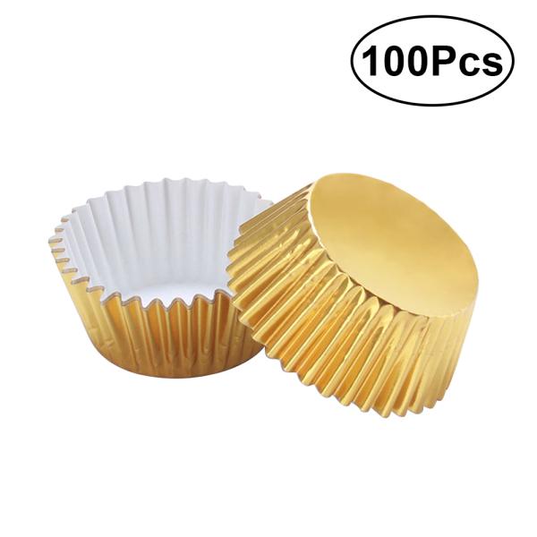Buy Thickened Aluminum Foil Cupcake Liners Egg Tart Microwave Oven Safe