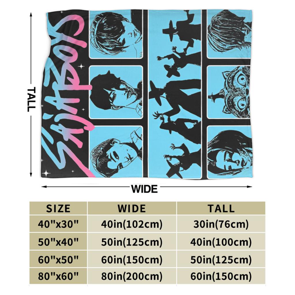 Saja Boyband Kpop Dämonenjäger Decke Weich Warm Neuheit Plüsch Überwurfdecke Für Kinder Draußen Flanell Bettdecke Bettbezug