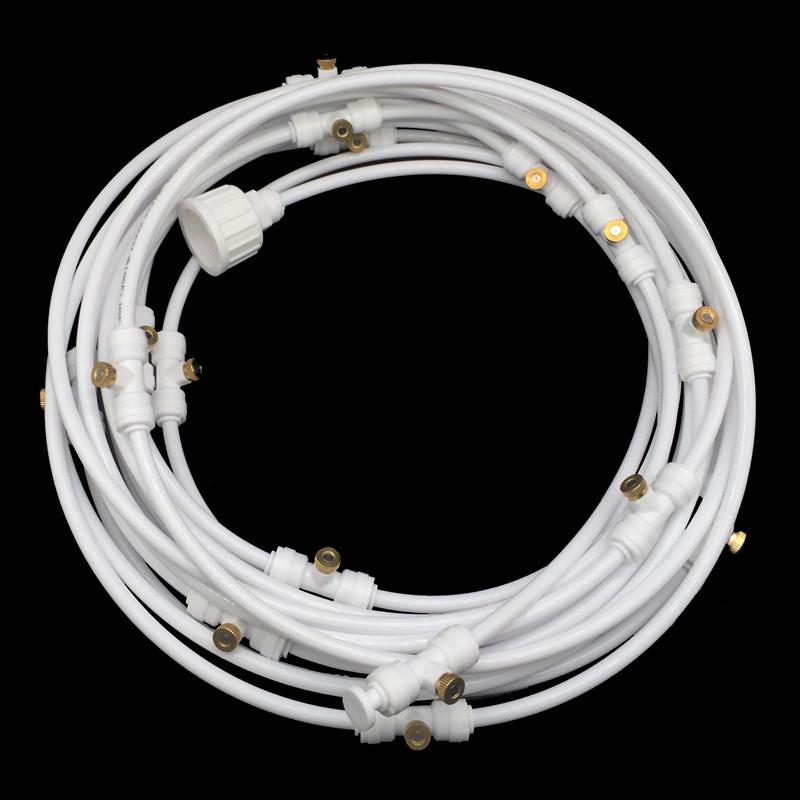 Tap Water Misting System for Courtyard and Trampoline Cooling