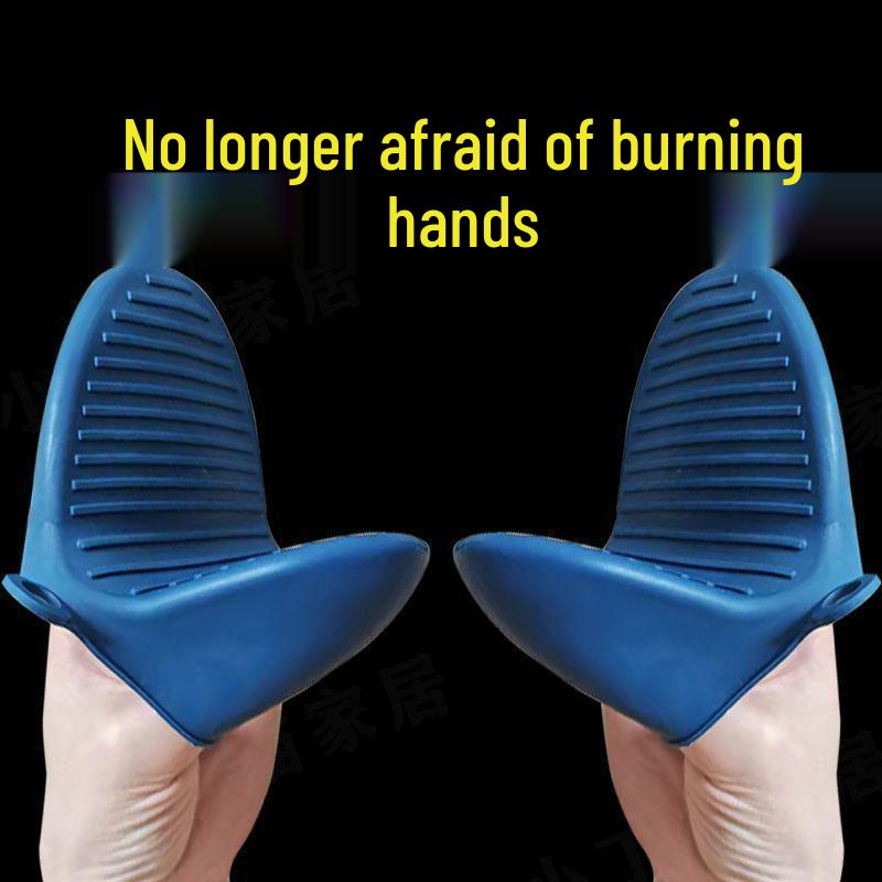 Silicone Heat-Resistant Oven and Microwave Gloves Classic: Heat-resistant [1 pair] - New Material