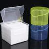 Makeup Cotton Swab Storage Box: Single/Double Compartment, Plastic PP Box for Lipstick and Remover Wipes