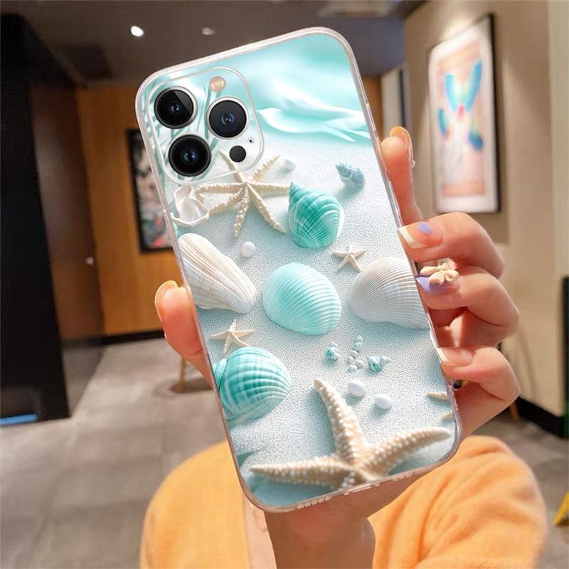 Shell Pearl Phone Case For Iphone 17ProMax 17 Pro Air 16 15 14 13 Pro Max 16 15 14 13 Pro 15Plus