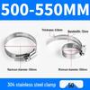 304 Stainless Steel Quick-Install Hose Clamp for Gas Pipes