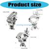 Y5GD Stage Light Clamp Hook For 32 35mm Pipe Aluminum Magnesium Alloys Durability Efficient Setups For Event