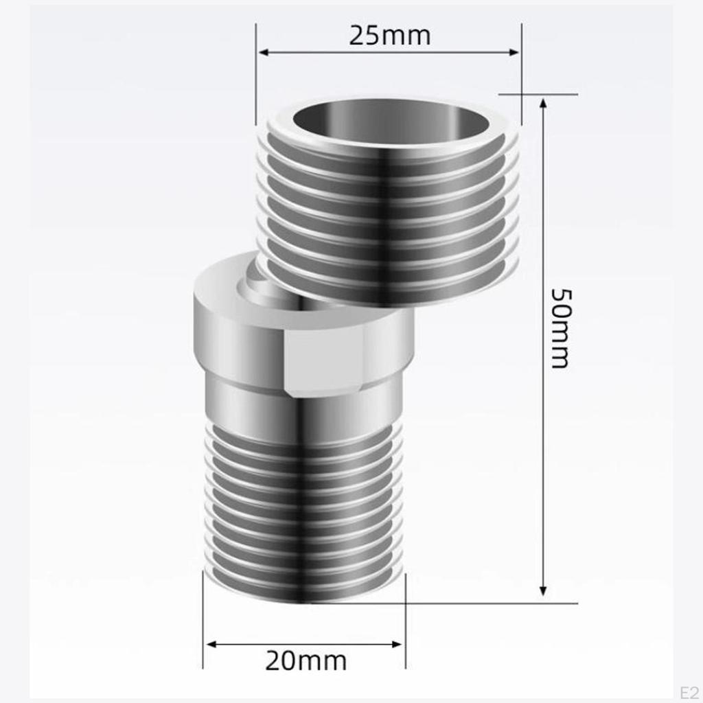 Adjustable Eccentric ,for Corner Joint Faucet and Shower,Easy Installation,Sturdy,Angled Curved for