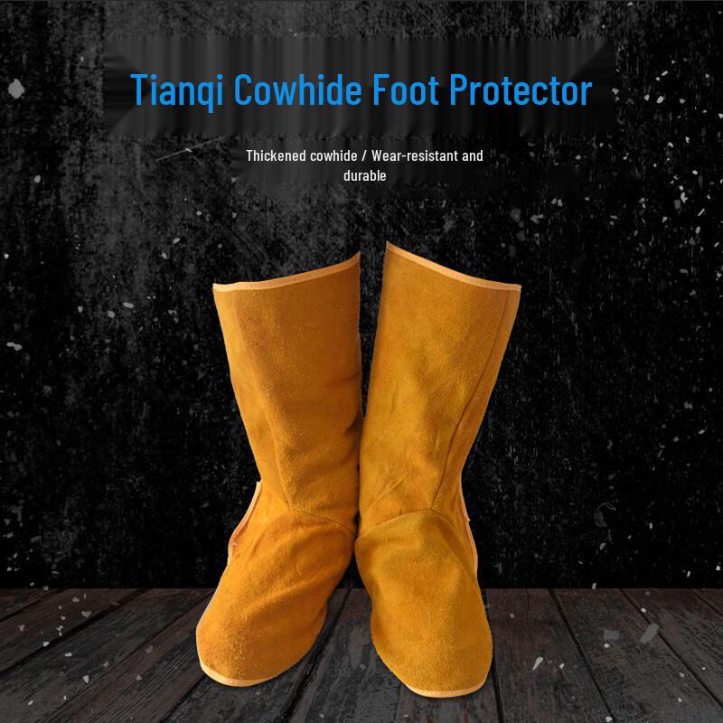 Cowhide Welding Spatter Protection Booties