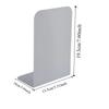 Non-slip Design Metal Book Holder Thickened Books Book Support Rack  School Environment