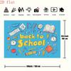 2D Student Classroom Decoration Photography Backdrop