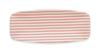 TATSU-CRAFT Oshibori Tray, Striped Pink, Dishwasher Safe, Stylish Plastic Pen Tray, Cute Oshibori Holder, Perfect for Commercial Use, Cafes,