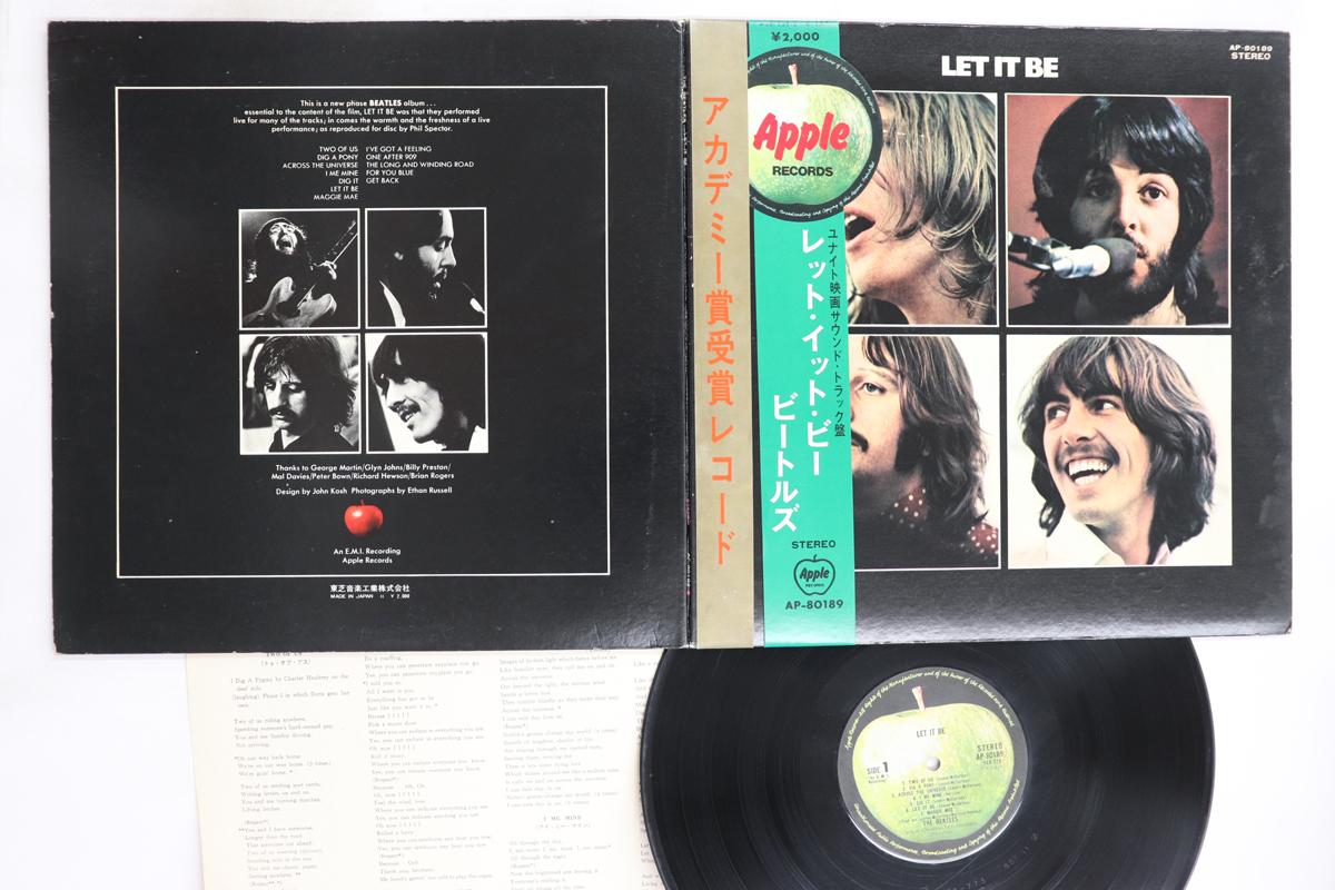 

LP Record BEATLES - Let It Be (- Toshiba Onkou) AP80189 APPLE 1971 Japan Obi Rock Used