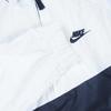 Nike Big Swoosh Anrk Jacket White Half Zipper Large Men's AJ1405-121