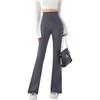 Women's High-Waisted Flared Yoga Pants - Slimming, Abdomen Control, Thin Style for Spring/Summer 2025
