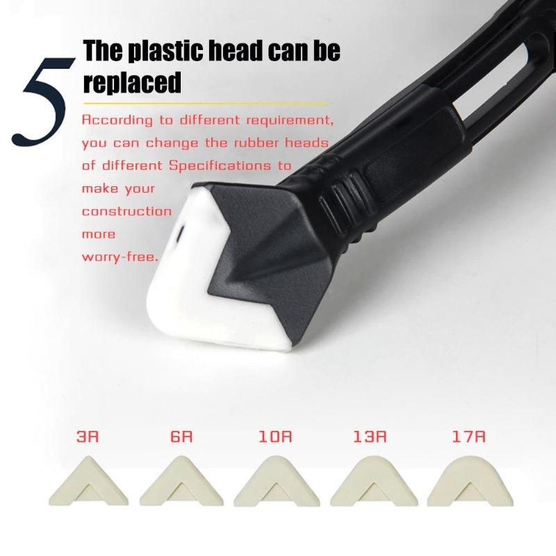 Multi Functional Three In One Silicone Scraper. Detachable Glue Head, Remove Residual Glue Stains, Beautiful Seams