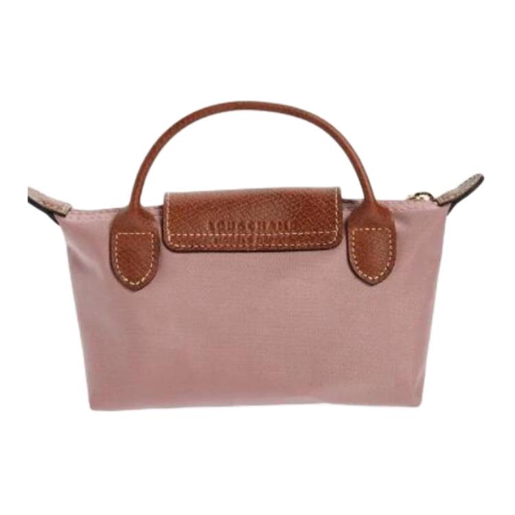 Longchamp Borsa Mini Pliage a Forma di Raviolo con Cerniera Metallica e Chiusura a Bottone Automatico Borse da Donna Rosa Loto 34175089P13