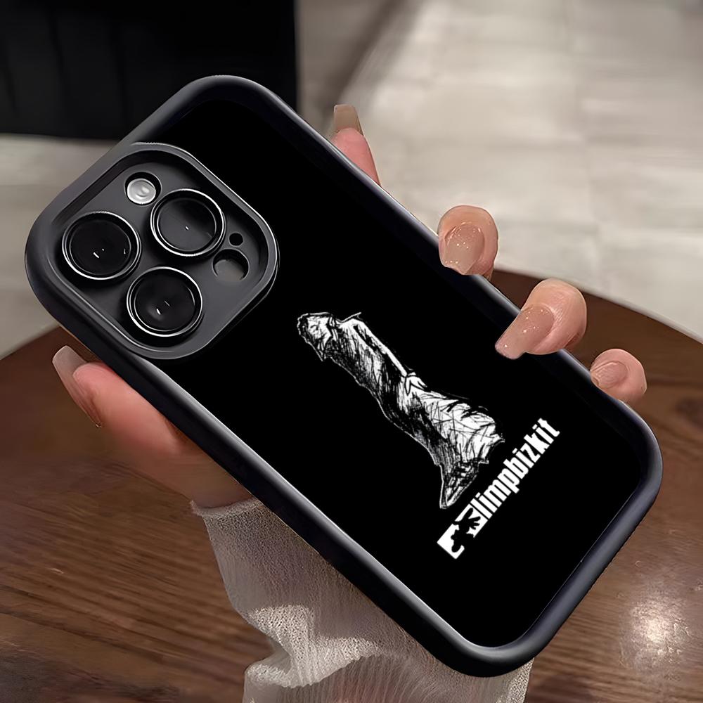 

Band L-Limp Bizkit Phone Case For IPhone 17 Pro Max 15 Pro 16 14 Plus 12 13 Mini 11 Pro Shockproof Soft Cover iPhone 12