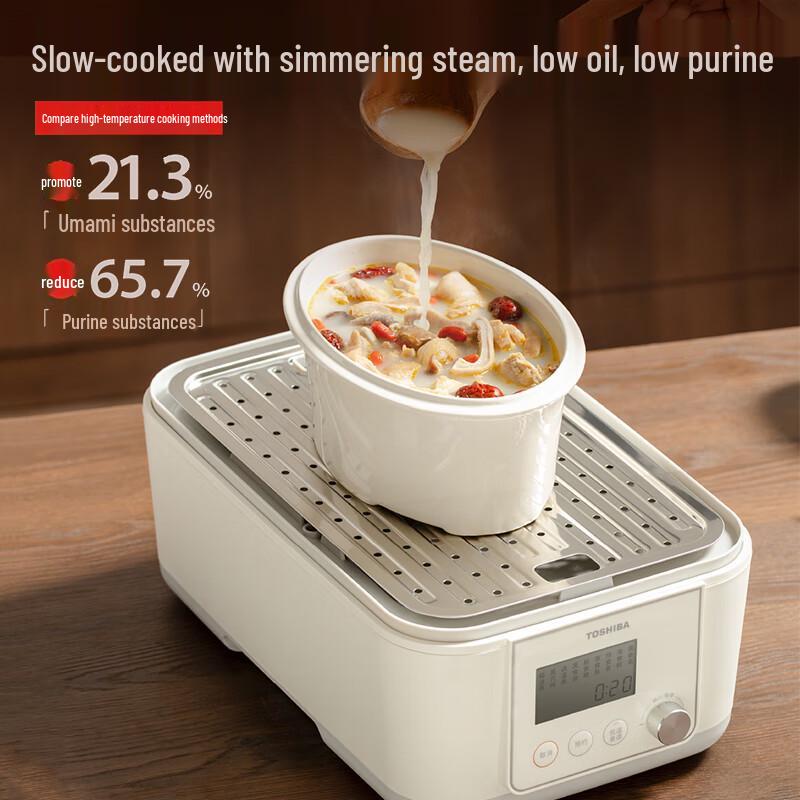 Toshiba ES-20MSTC 17L Double-Layer Multi-functional Electric Steamer CN plug (adapter included)