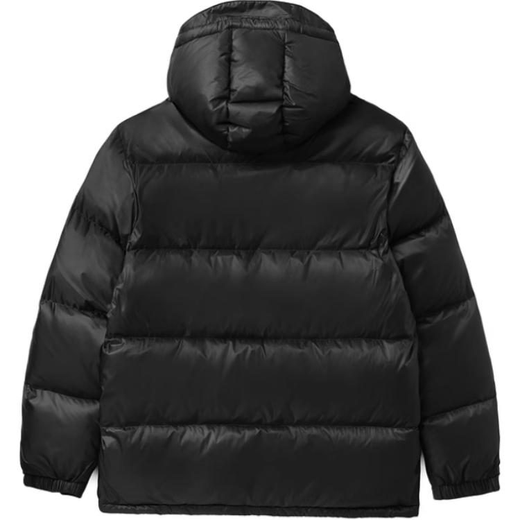 Carhartt WIP Logo Embroidered Multi-Pocket Seam Hooded Down Jacket Men jackets Black CHXJKA242002N-BKX