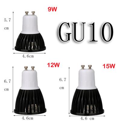 Dimmable Led Spot Light 15W 12W 9W E14 B22 E12 Bulb Lights Blue Pruple 110 220V Spotlight Gu10 Warm Bulbs White Gu5.3 4000K E27