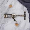 Faucet Design Zinc Alloy Corkscrew Corrosion-resistant Vintage Cork Puller Non-deforming Comfortable Handle Wine Bottle Opener