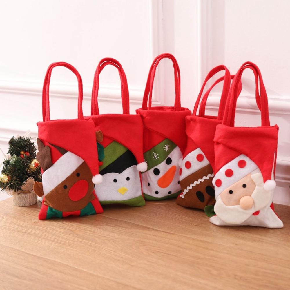 Gift Wrap Supplies Cute For Kids Gift Pouch Santa Sacks Christmas Gift Bag Party Favor Bags